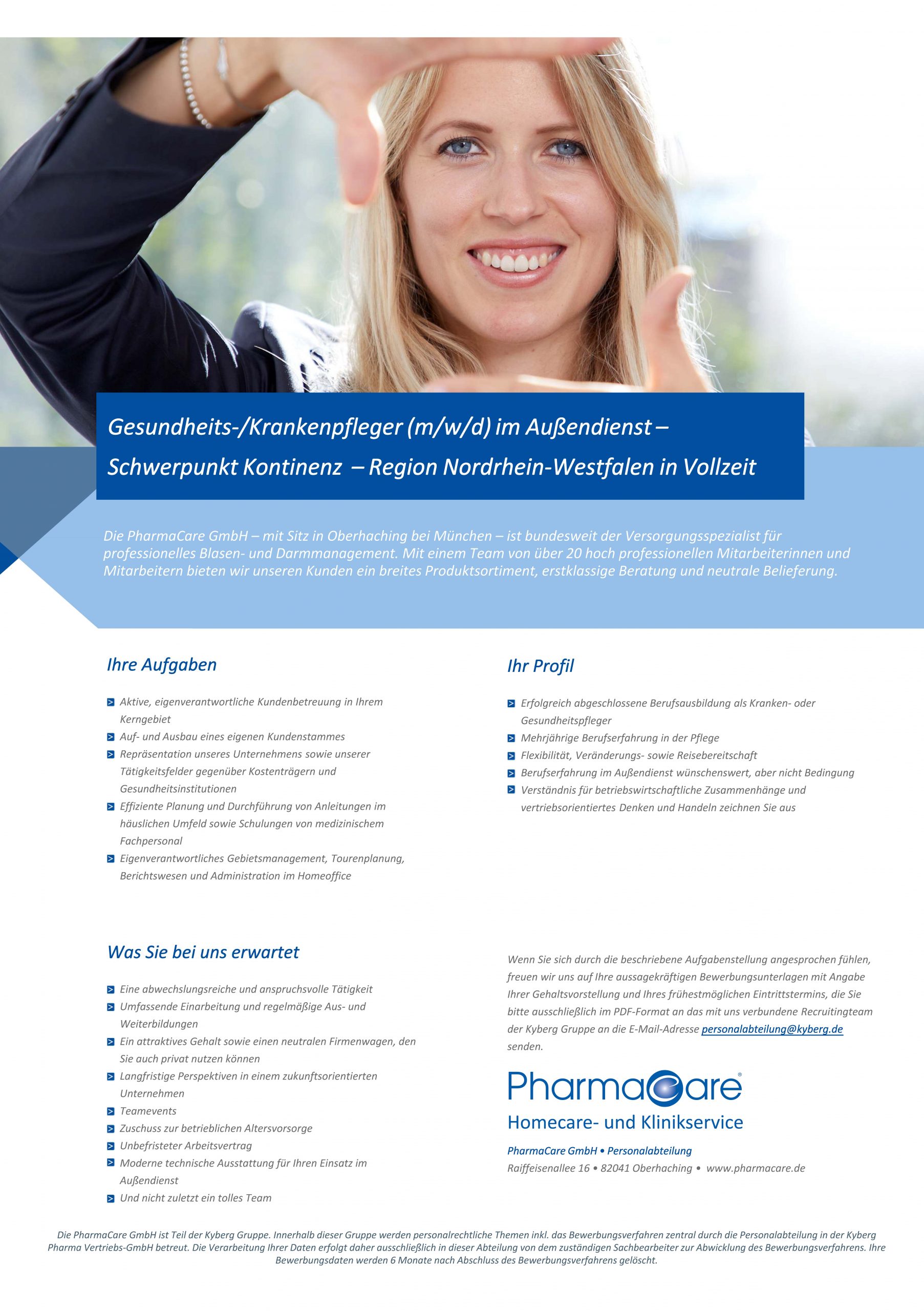 Stellenanzeige Außendienst